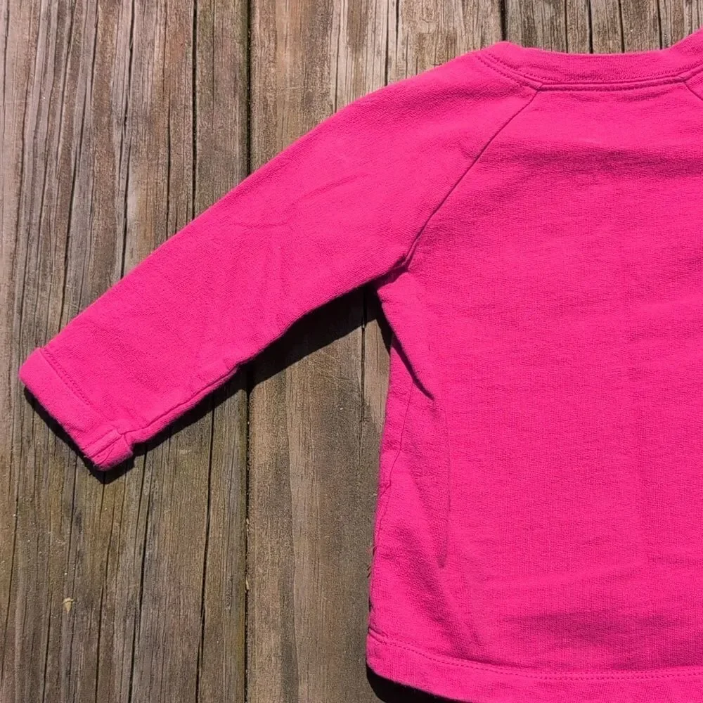Carter's 18 Month Pink Little Sister Rainbow Sweatshirt